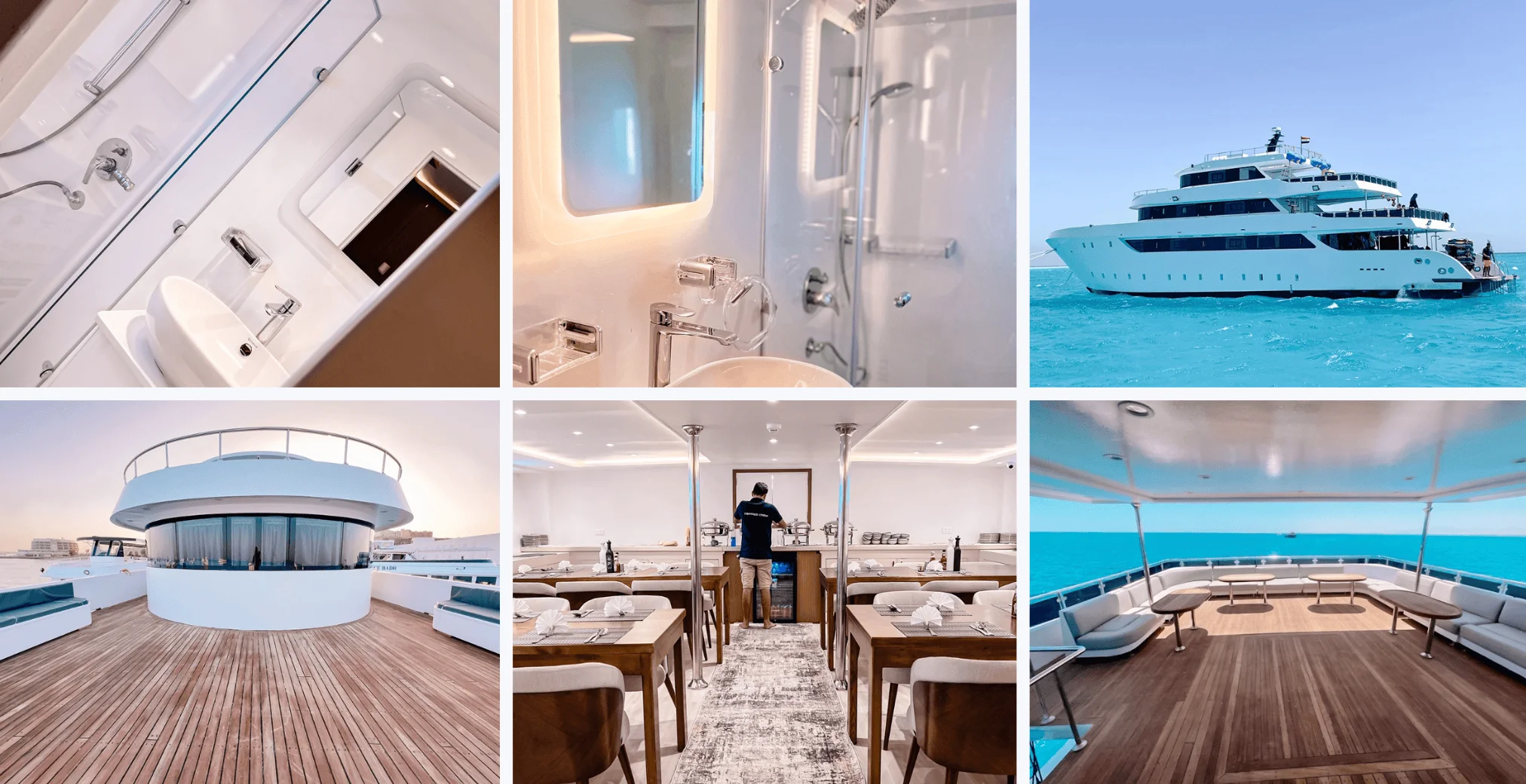 Kitesurfing in the Red Sea with desert mountains in background